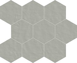 Tint Unit mosaïque hexagonale ferro 10x10cm