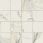 Carrelage effet marbre Les Classiques_Mosaïque 7.5x7.5 Calacatta Gold