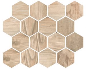 Mosaïque-hexagonale-imitation-bois_Essentiel_Cream