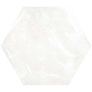 Cottage esprit tomette hexagonale White Blanc