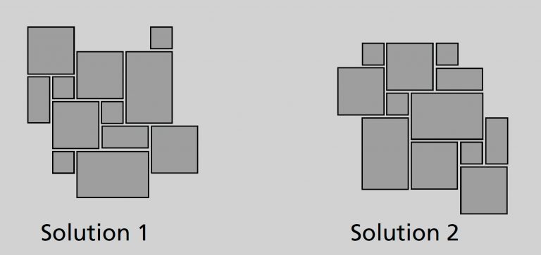 Modèles de pose de carrelage effet pierre plusieurs formats