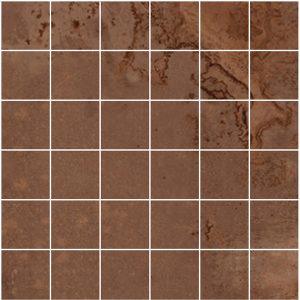 Carrelage-mosaique-effet-métal-oxydé-rouille-Cooper-Collection_ACIER-proche-de-Lavérune_Hérault-34