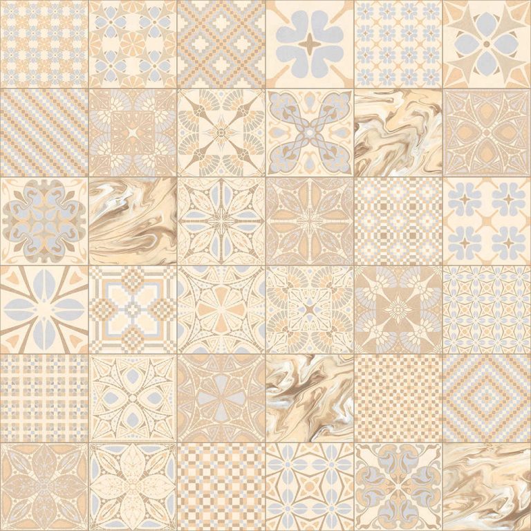Carrelage imitation carreau ciment 20x20 beige
