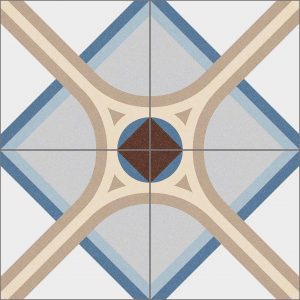 Carrelage vintage imitation carreau de ciment