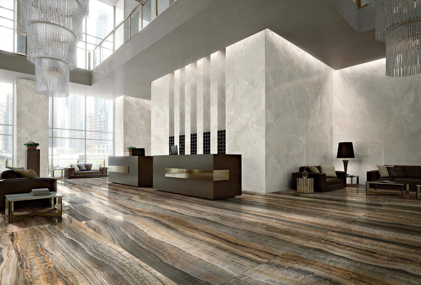 Carrelage grès cérame effet Onyx PARADIGME - Porto Venere Montpellier