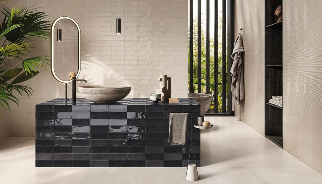 Carrelage clair et foncé pour mur et sol mat ou brillant format brique 9 coloris originaux Sacouba magasin Porto Venere Montpellier