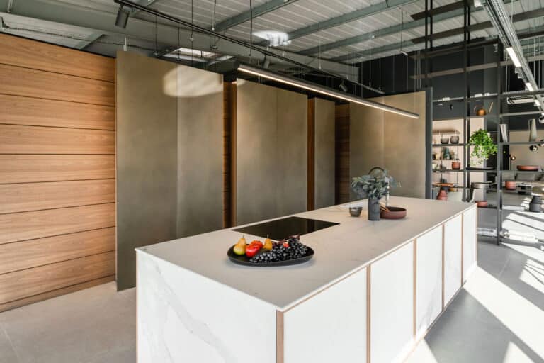 Vente modèle cuisine d'exposition de marque italienne Modulnova haut de gamme magasin PORTO VENERE et VIA BRERA à Montpellier Hérault 34