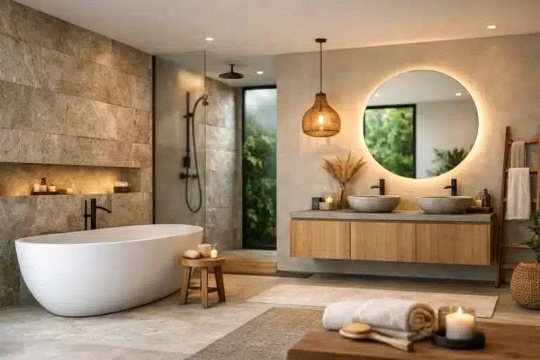 Tendances salle de bain 2026 à adopter
