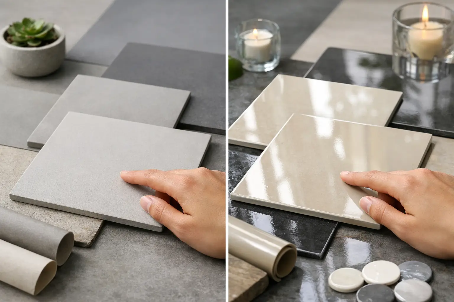 Carrelage mat ou brillant: que choisir ?