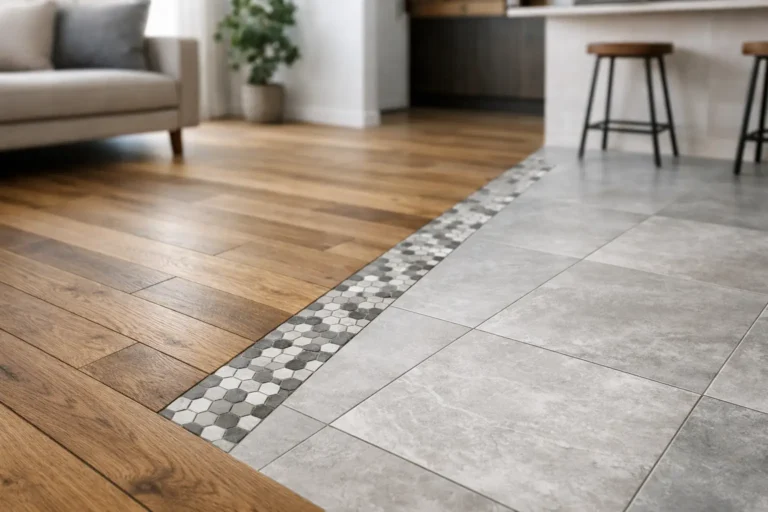 Comment associer parquet et carrelage