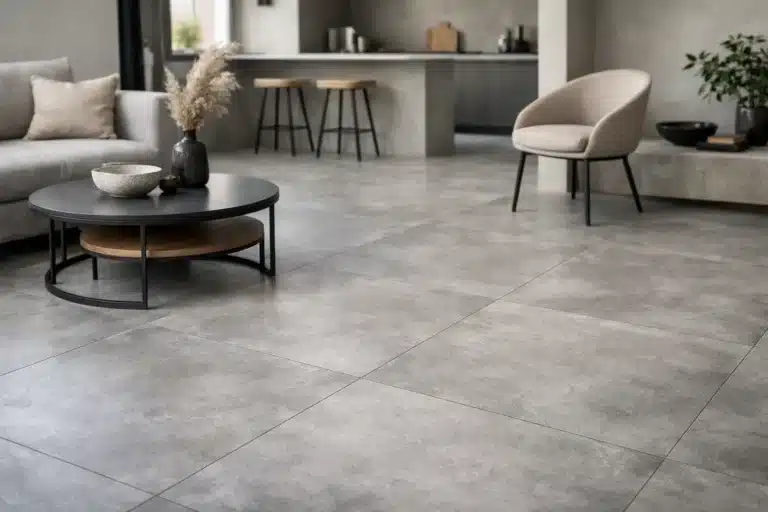 Carrelage imitation béton ciré, le bon choix ?