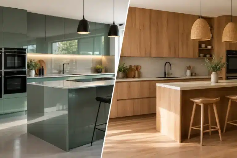 Cuisine laquée ou boisée : quel style choisir ?