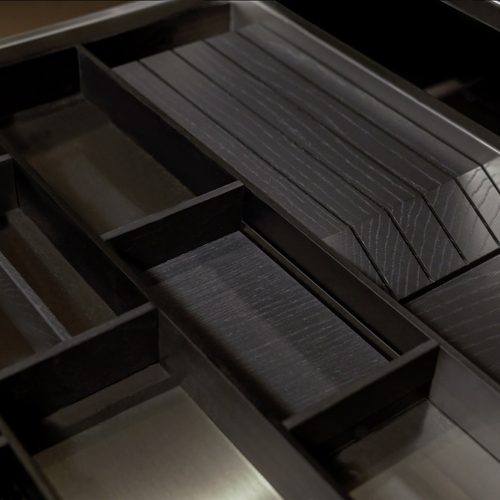 Cuisine Modulnova Blade Lab_rangement couverts Porto Venere Montpellier