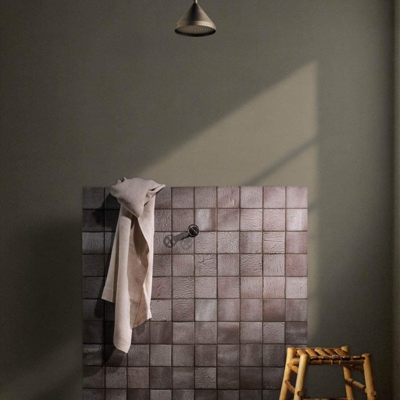 Carrelage artisanal haut de gamme en gres etiré Pantelleria Texture Calce - Base Calce