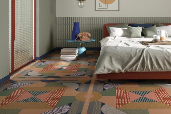 Carrelage original et design coloré grand format 120x120 cm