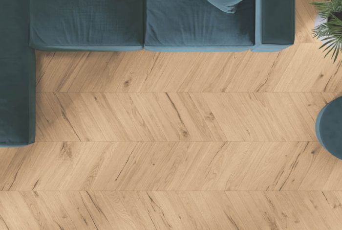 Carrelage-effet-chevron-parquet-bois-collection-Inverno-pecan-à-juvignac-34