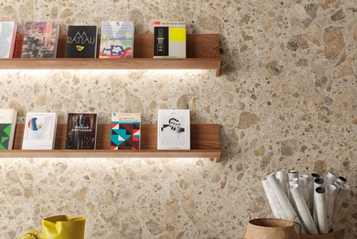Carrelage effet pierre terrazzo beige promotion Montpellier RR08 30x60