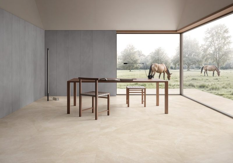 Carrelage-grès-cérame-pour-sol-et-muraspect-pierre-ardoise-claire-CINAMA-STONE-Slate-Sand-120×120-cm-magasin-Porto-Venere-près-de-La-Grande-Motte-34 Slate Sand 120x120 cm