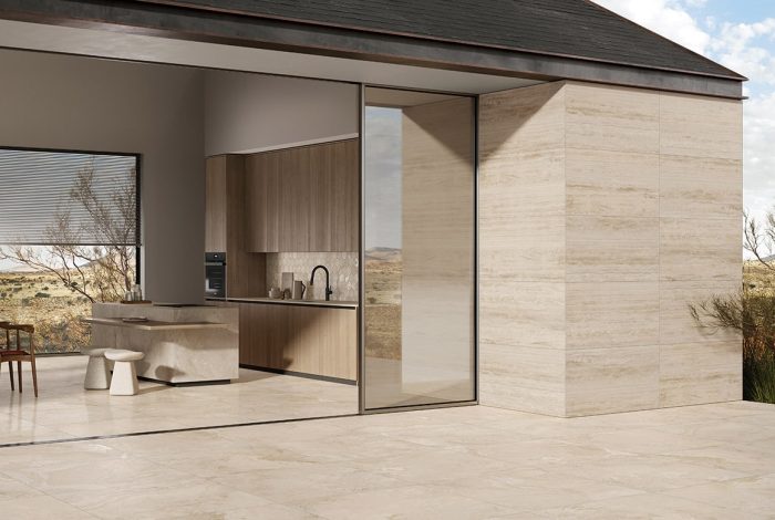 Carrelage-intérieur-et-extérieur-aspect-pierre-et-travertin-Ondrata-Cream-haute-qualité-proche-de-Béziers-34