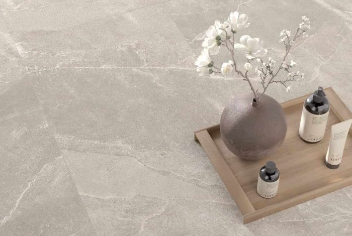 Carrelage coloris sable Sand effet pierre sol et mur 60x120 cm ESCALI magasin PORTO VENERE à Montpellier 34