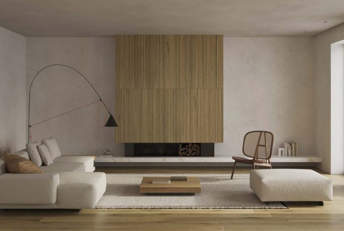 Carrelage sol et mur effet bois Koya