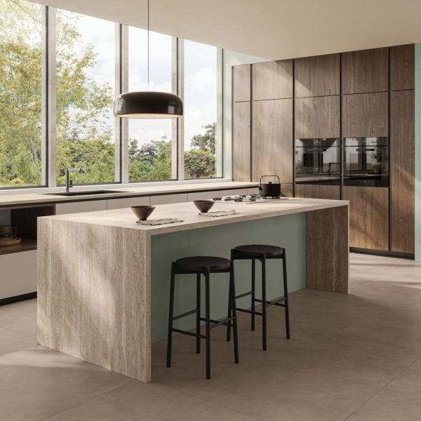 Carrelage sol et mur aspect béton ciré taupe Vice Versa Greige 2