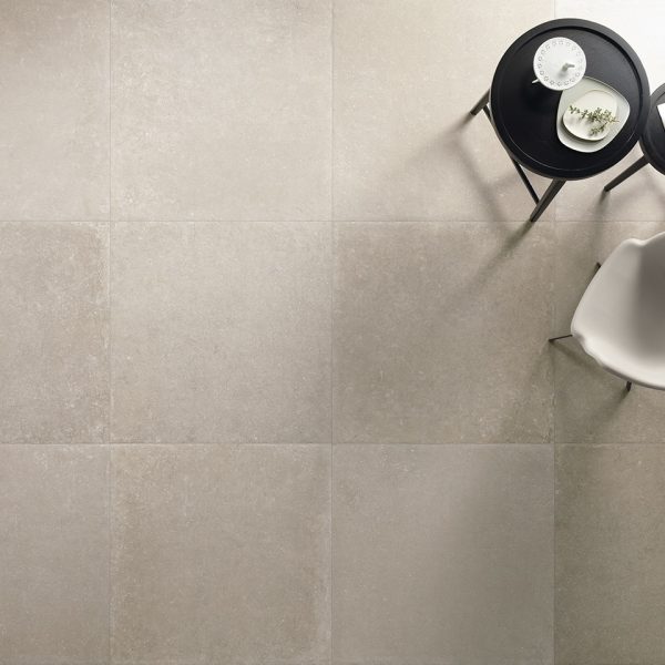 Carrelage sol intérieur grand format aspect pierre naturelle en gres cerame Pittsburgh Sunrise 2