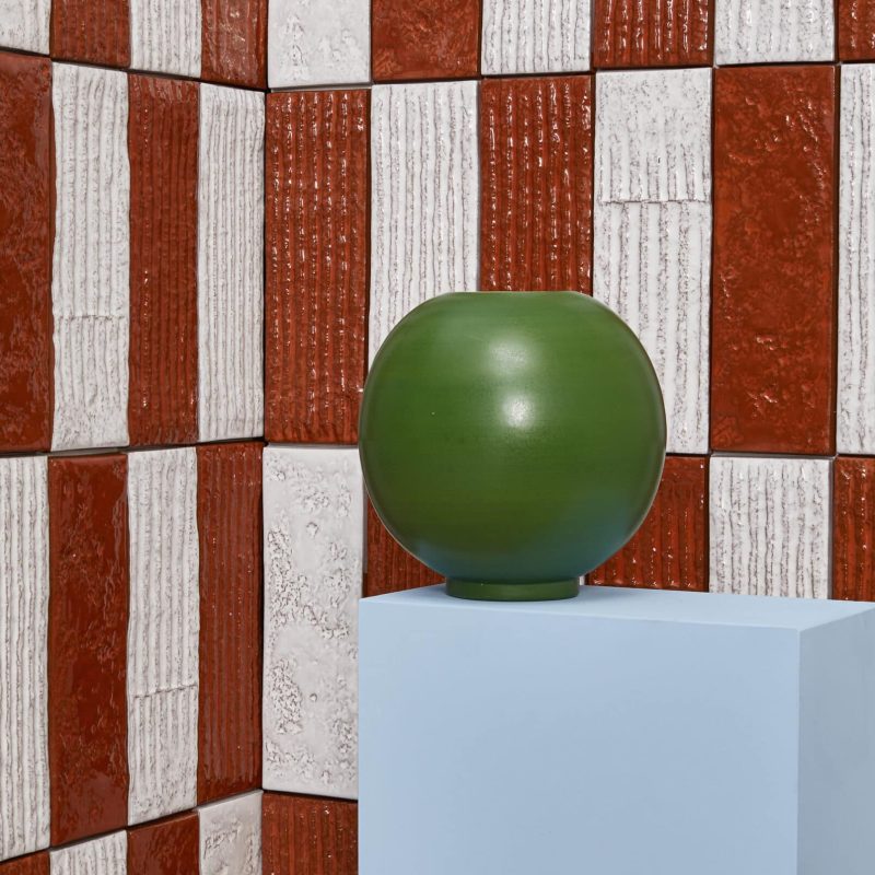 Chamotte Mono Linea Quadra Bianco e Terra 2