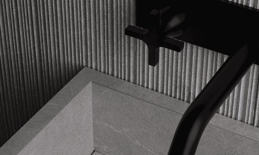 Crédence-de-salle-de-bain-relief-esprit-contemporain-design-carrelage-collection-Reflejo-grey-gris-à-Montpellier-34