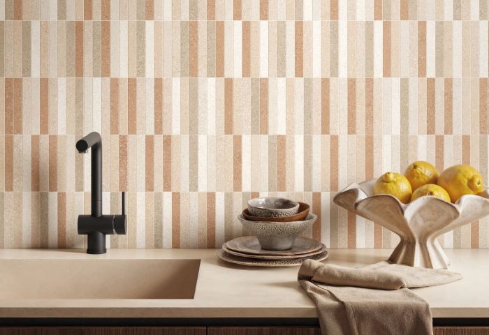 Crédence murale en céramique effet pierre naturelle multicolore PIETRA MINERA magasin de carrelage PORTO VENERE MONTPELLIER proche de Clapiers 34