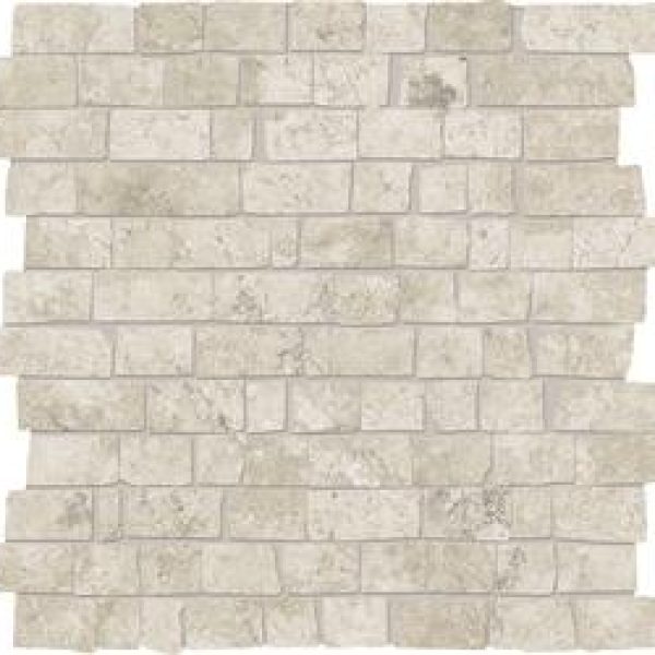 Magasin carrelage travertin mosaique en grès cérame Brumata travertin Mini Block Ancient cream proche de montferrier sur lez 34