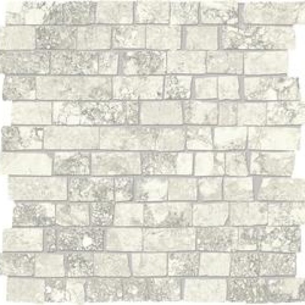 Magasin carrelage travertin mosaique en grès cérame Brumata travertin Mini Block Ancient silver à Montpellier 34