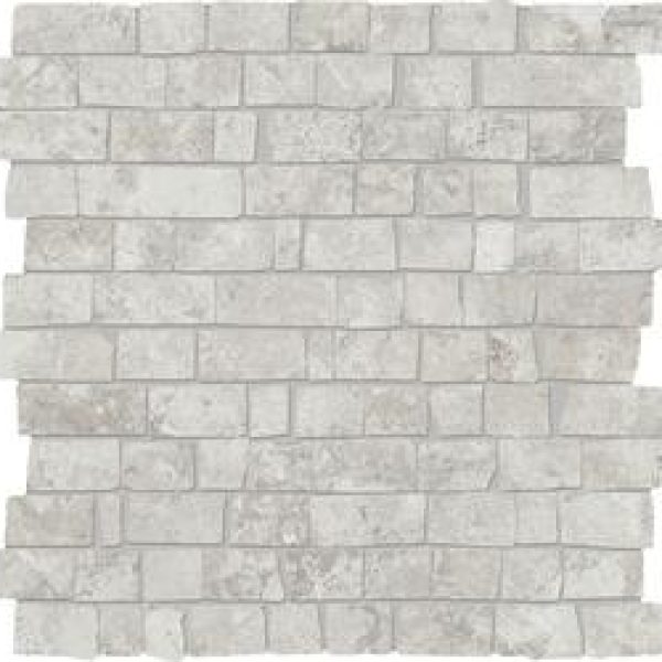 Magasin carrelage travertin mosaique en grès cérame Brumata travertin Mini Block Ancient silver proche de prades le lez 34