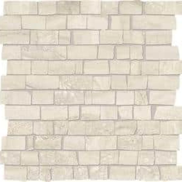 Magasin carrelage travertin mosaique en grès cérame Brumata travertin Mini Block Vein Cut cream proche de perols 34