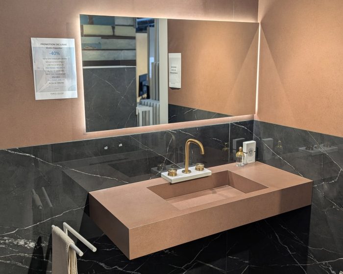 Promotion plan vasque de salles de bains jusqu'à -50% de remise sur des modèles d'exposition magasin Porto Venere à Montpellier dans l'Hérault 34