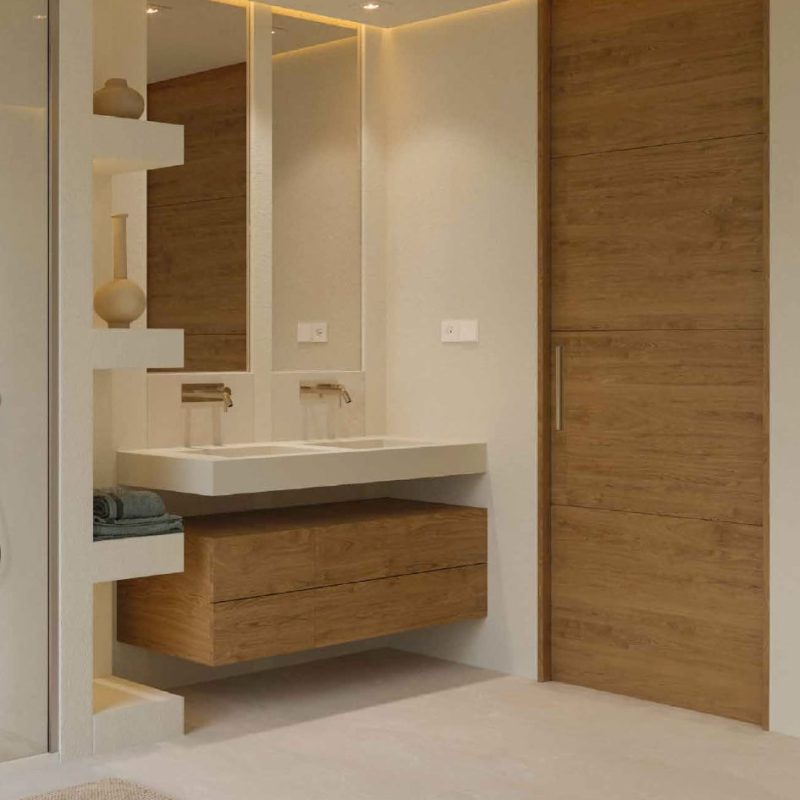 Double vasque salle de bain design personnalisable