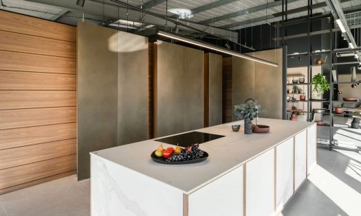 Vente modèle cuisine d'exposition de marque italienne Modulnova haut de gamme magasin PORTO VENERE et VIA BRERA à Montpellier Hérault 34